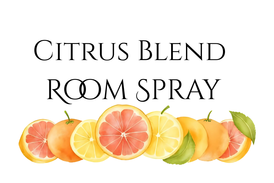 Citrus Blend Room Spray label