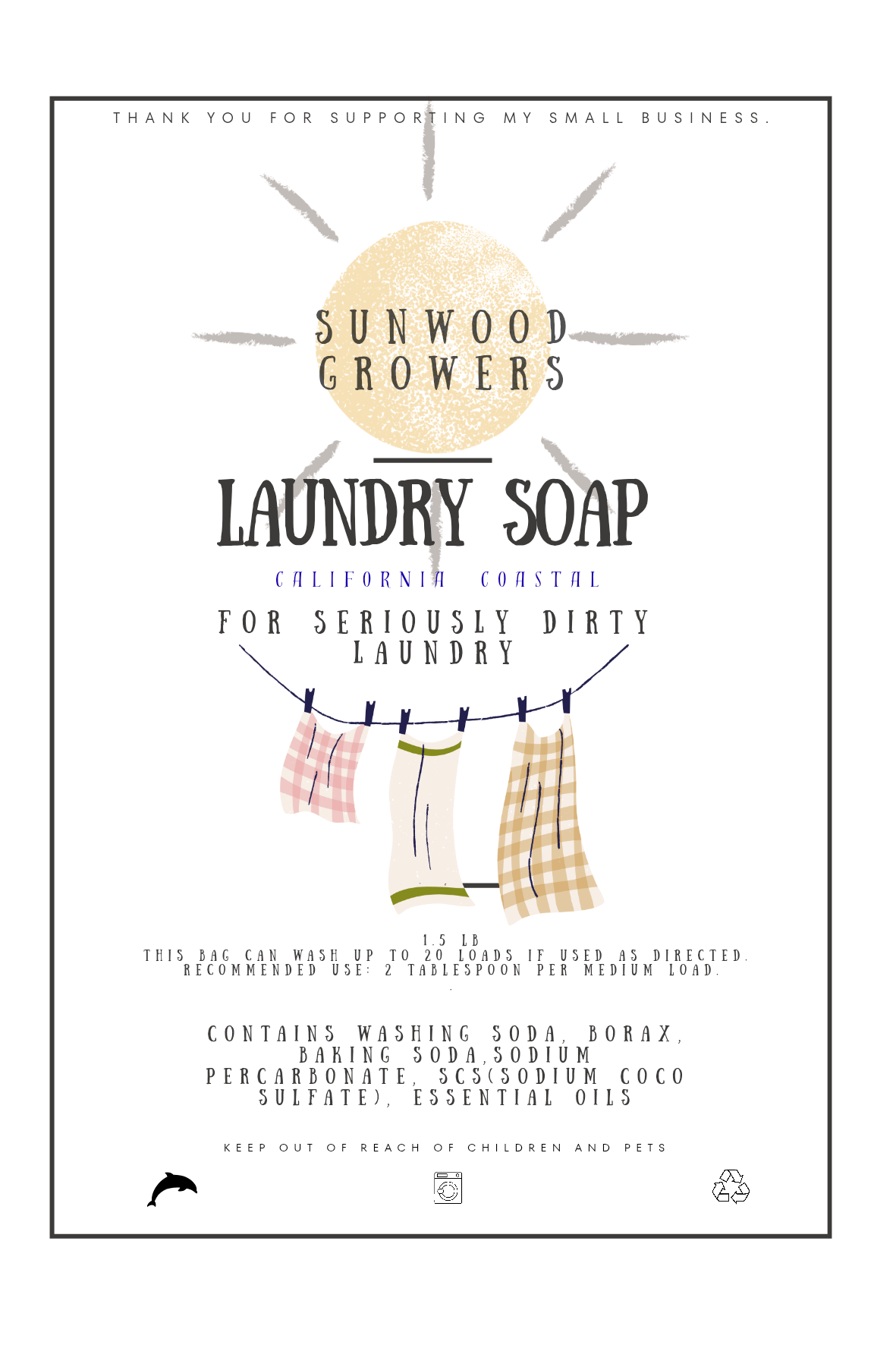 Laundry Soap: California Coastal
