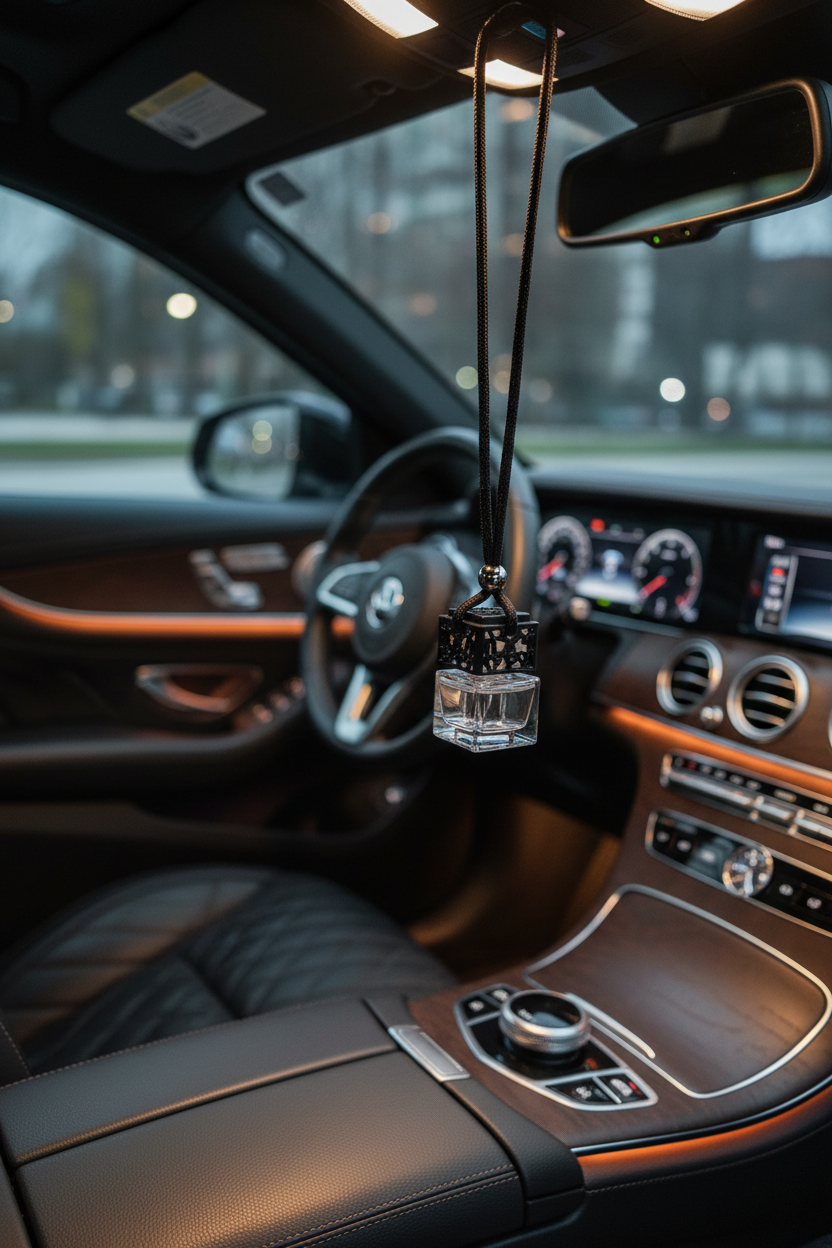 Black diffuser in luxury car