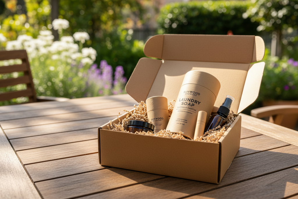 Sunwood Sanctuary Bundle Gift Box in Patio Garden